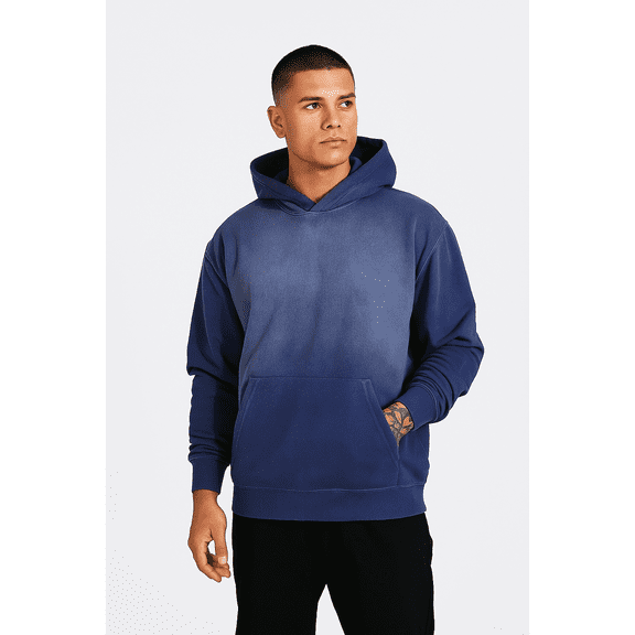 Originalthreads Unisex Oversized Organic Cotton Brushed Spray Washed Hoodie