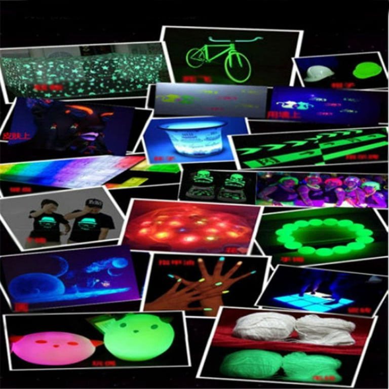 Fantastory 60ml/2oz Neon Glow Acrylic Paints, Glow in The Dark Paint for  Christmas,Outdoor Rocks, Holiday Decor