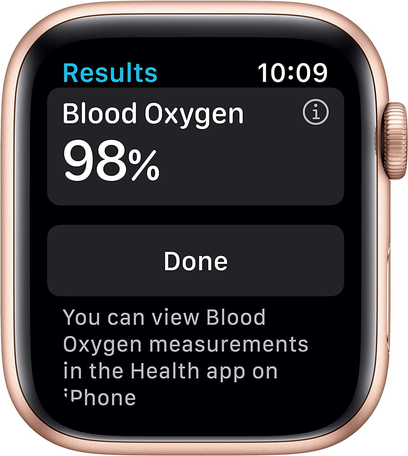 Restored Apple Watch Series 6 44mm GPS - Gold Aluminum Case - Pink Sport Band (2020) (Refurbished)