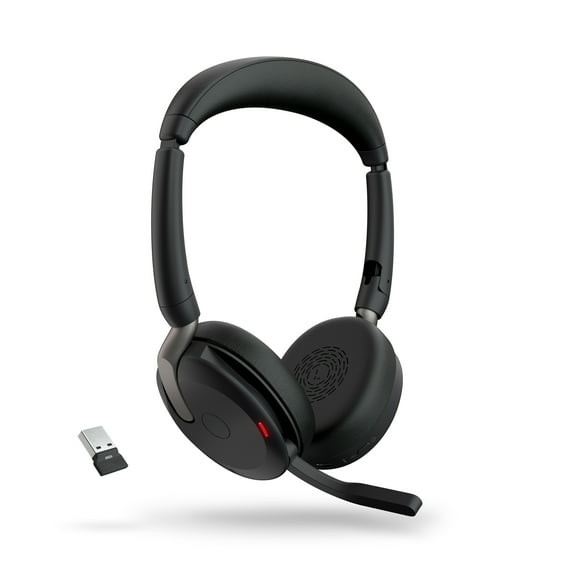Jabra Evolve2 65 Flex - USB-A UC Stereo Wireless Headset / Music Headphones