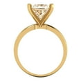 thumbnail image 4 of Solitaire Engagement Ring for Women - 3ct Natural Morganite in 14K Yellow Gold Promise Ring, 4 of 5