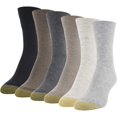 thumbnail image 1 of Gold Toe womens Ultra Soft Mid Crew Socks, 6 Pairs, 1 of 4