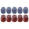 thumbnail image 1 of Unique Bargains 5 pares ID 0.55 "Tapas de válvula de aire acondicionado automotriz para sistema de aire acondicionado de automóvil Plástico ABS Azul Rojo, 1 of 1