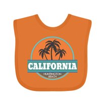Inktastic Huntington Beach California Boys or Girls Baby Bib