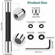 thumbnail image 5 of Adaptador de grifo de baño de pared con filtro de malla, extensor de grifo de latón universal, adaptador de manguera de agua flexible con rotación de 360°, negro (longitud total 50 cm), 5 of 5