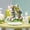 A, variant on Bfogop Easter Decoration Spring Bunny Ornament 2D Acrylic Desktop Ornament for Living Room Holiday Party Supplies 2026 Cartoon Cute Easter Eggs Rabbit Designs Decoration Accessories