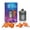 Orange, variant on LYSIAN High Fidelity Concert Earplugs, 23dB Noise Reduction, Reusable Hearing Protection for Music Festivals, Raves & Loud Events, 2 Pairs, Blue/Black