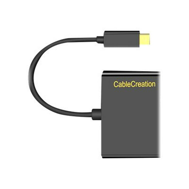 USB-C to HDMI VGA Adapter, TV Video Hub HDTV Cable Video Splitter - AC