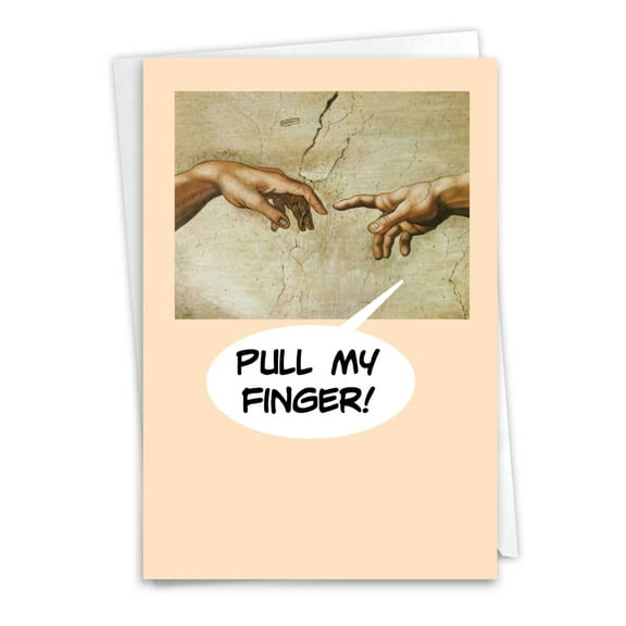 NobleWorks Funny Father's Day Greeting Card with Envelope