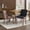 Leopard + Fabric + Foam, variant on Ardescere  Ultra Side Dining Chairs Set of 2, Leopard Print Thick Fabric Upholstered Chairs with Bronze Nailhead & Neutral Solid Wood Legs