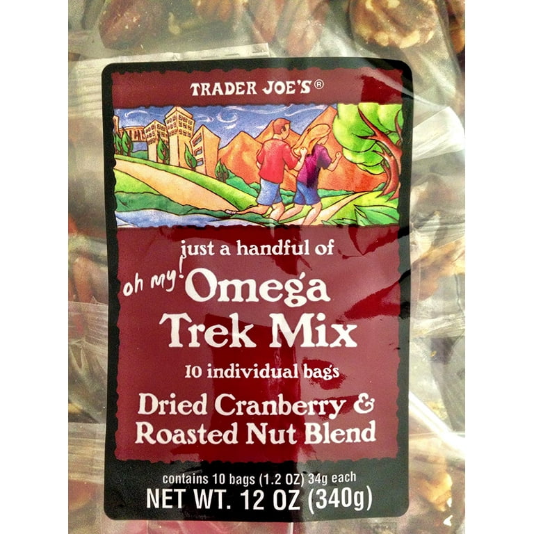 Trader Joe's, Omega Trek Mix, 10 Packets, 12 oz, just a handful
