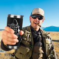 thumbnail image 6 of Fishing Gifts For Men Gifts for Fathers Day 20oz Black Born To Fish Forced to Work Travel Tumbler Birthday Christmas Gifts For Grandpa Dad Uncle Boyfriends Fishing Lover Travel Cup With Lid Straw, 6 of 7