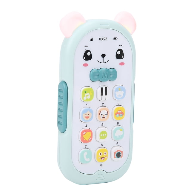 Juguete para teléfono para niños, juguete para teléfono para bebé, simulación de teléfono, juguete para teléfono móvil, diseño aerodinámico