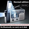 thumbnail image 2 of Multifunctional Solar Power Hand Crank Radio AM FM SW Emerncy Weather Radio with Flashlight 2000mAh Phone Charr Power Bank ,Handy Bright, 2 of 2