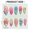 thumbnail image 3 of Glossy Almond Press on Acrylic Fake Nails French Tips 30Pcs for Nails Art Designs & Decorations, 3 of 8
