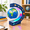 Cosmic Frame Globe Glowing, variant on Black Globe Glowing Magnetic Levitating Floating World Globe Desk Decor with Color Changing LED Lights