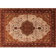 thumbnail image 1 of Ahgly Company Indoor Rectangle Medallion Orange Traditional Area Rugs, 3' x 5', 1 of 1