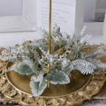 thumbnail image 5 of Suncoda Christmas Wreath, Needle Candlestick Wreath for Christmas Table Decoration Artificial Leaves Candle Ring Candlestick Garland Home Decor, Christmas Ornament, 5 of 8