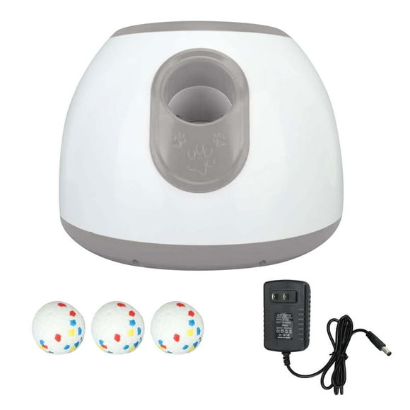 SXcggal Lanceur Intelligent pour Chien Extérieur avec Trois Vitesses Distance Réglable Machine de Service Automatique et Jouet Interactif pour Animaux Accessoires Pratiques et Mignons pour Animaux