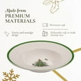 thumbnail image 4 of Spode Christmas Tree Collection Pasta Bowl - Set of 4, Rimmed Plate for Serving Salad, Spaghetti, and Soup, 10-Inch, Made of Porcelain, Dishwasher, Microwave, and Freezer Safe, 4 of 7