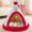 Red Blue, variant on Cat Tent Bed Dog House with Thick Cushion, Winter Warm Pet Teepee Tent House for Cats & Small Dogs (Red Blue, S (14.96x14.96 inch))