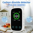 thumbnail image 4 of Air Quality Meter CO2 Temp Humidity Tester LCD Screen NDIR Sensor Carbon Dioxide Detector with Voice Alarm, 4 of 7