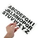 thumbnail image 4 of Pegatinas del alfabeto para coches, motocicletas, letras reflectantes de Pvc, calcomanías personalizadas DIY, letras autoadhesivas negras, 2 uds., 4 of 5