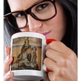 thumbnail image 2 of 3drose, Portugal, Lisbon, Pieta in Interior of Lisbon Cathedral, 11oz Two-tone Red Mug, 2 of 6