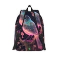 thumbnail image 2 of Lsque Bird 1 Pattern Canvas Daypack, Durable Backpack, High-quality Versatile Backpack,Vintage Compact Backpack-Medium, 2 of 6