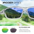 thumbnail image 7 of Xagger Wrap Around Polarized Sports Sunglasses for Men Women TR90 Frame Driving Running Fishing Sun Glasses, 7 of 7
