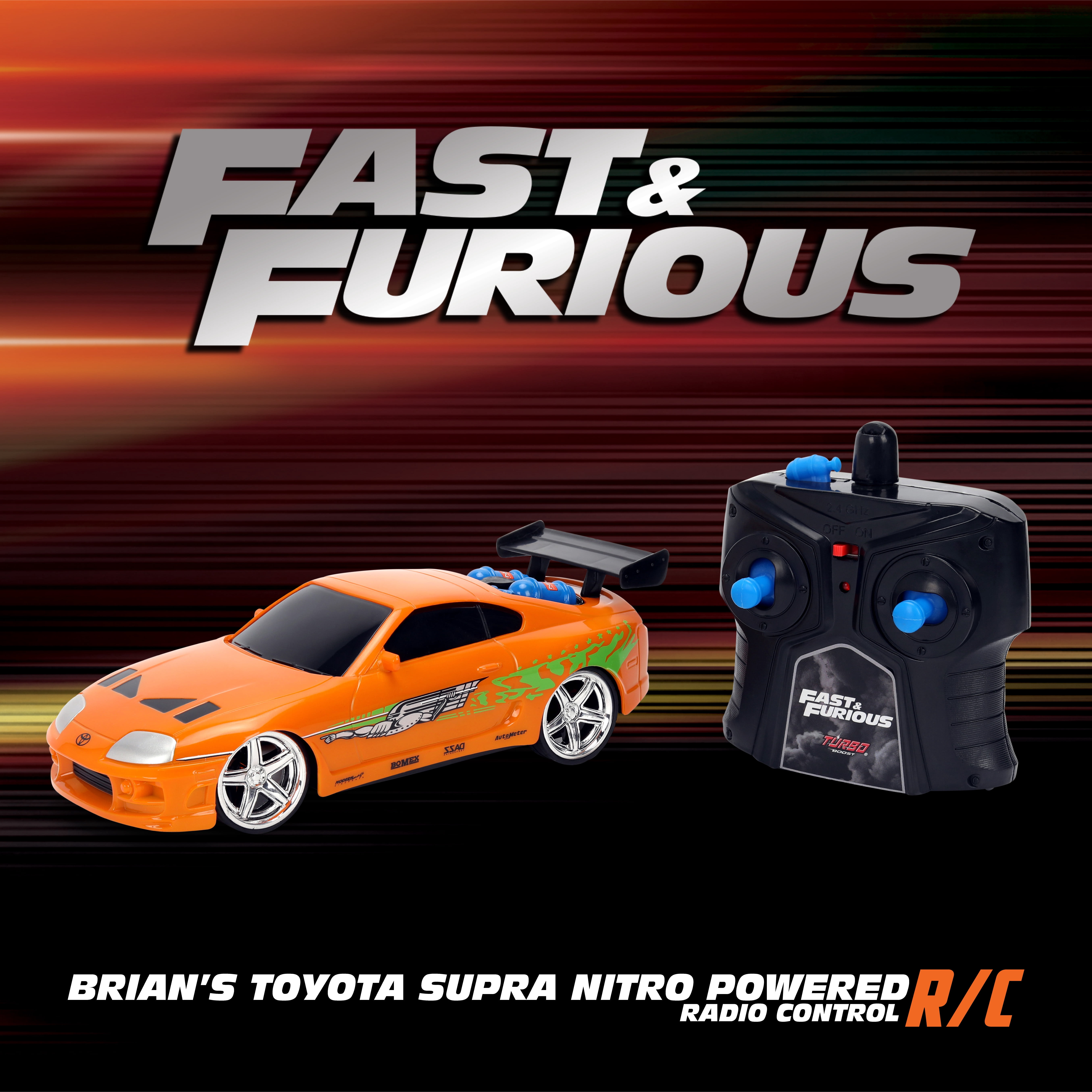 Fast & Furious, RC Car, Brian‚Äôs Toyota Supra Vapor, 1:24 scale