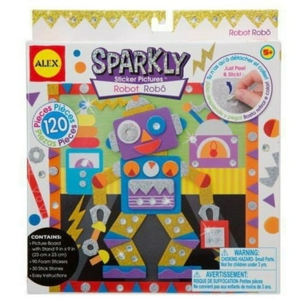 Alex Sticker - alex toys robot sparkly sticker pictures kit