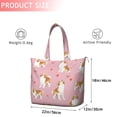 thumbnail image 4 of Cavalier King Charles Spaniels and Flowers Travel Tote Bags for Women Carry On,Large Weekender Bags for Women Travel,Multi Functional Duffle Bag for Work,Shopping,Sports, 4 of 5