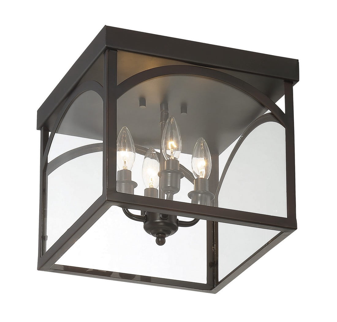 Open Box Garrett 4-Light Ceiling Light in English Bronze