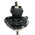 thumbnail image 4 of BEADCEST 1Pcs Robe de Princesse pour Chien TP Noir pour Costume d'Animal et Tenue de Fête, 4 of 8