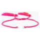 thumbnail image 1 of Guardurnaity de borlas de cuerda de algodón, reemplazo decorativo hecho a mano portátil para hombres y mujeres, brazalete informal con estilo para Ropa, zapatos y accesorios Miscelánea Rosado, 1 of 6