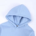 thumbnail image 6 of Gytharion Kids 2PC Fleece Lined Sweatsuits Warm Thickened Solid Color Hoodies Suits Kangaroo Pocket Pullover Sweatshirts and Elastic Wasit Jogger Pants Outfits for Fall and Winter,1Y-13Y, 6 of 8