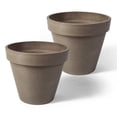 thumbnail image 2 of Algreen Valencia 10-in. Round Banded Planter, 2 of 2