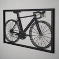 thumbnail image 4 of Arte de pared de bicicleta, escultura creativa de pared para sala de estar, dormitorio, tallado, artesanía de metal coleccionable, rústico, pasillo, oficina, club, bar, decoración de Negro, 4 of 8