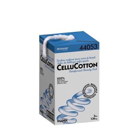 Sanek CelluCotton Beauty Coil 3Lbs. 100% Rayon Reinforced Fiber SD-44053
