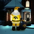 thumbnail image 5 of Iowa Hawkeyes 7' Inflatable Santa, 5 of 5