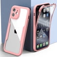 thumbnail image 1 of 360 protección de cuerpo completo cubierta de teléfono transparente para iPhone14 13 12 11 Pro Max X XR XS 14Plus pantalla frontal cubierta suave a prueba de golpes Tan Jianjun unisex, 1 of 2