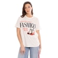 thumbnail image 2 of The Devil Wears Prada Women's Short Sleeve T-Shirt Coconut Milk, 2 of 5