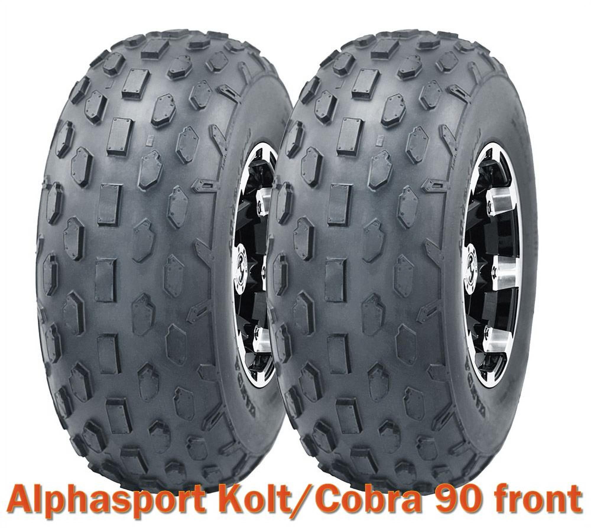 19x7-8 & 18x9.5-8 ATV Tires Set Fit For 05 Alphasport Kolt/Cobra 90