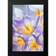 thumbnail image 2 of Mahan, Kathy 11x14 Black Modern Framed Museum Art Print Titled - Crocus Blooms I, 2 of 5