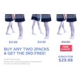 thumbnail image 3 of 2 Pairs of Girls Microfiber Opaque Tights (2-4, White), 3 of 7