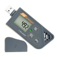 thumbnail image 1 of Enregistreur de Température USB pour Humidité et Pression Atmosphérique, Enregistreur de Température Étanche IP65 avec Rapports PDF et CSV Haute Précision, 1 of 4