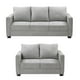thumbnail image 1 of Sala 3-2 TRINITY Gales 2 piezas ( Sofá, Love Seat ) Gris Nickel, 1 of 8
