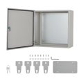 thumbnail image 1 of EDTara Stainless Steel Electrical Enclosure Box, Nema 4x, Ip67 Waterproof and Dustproof, Lockable Outdoor Junction Box With Mounting Plate and Keys for Secure Indoor/Outdoor Installations, 1 of 8