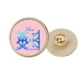 thumbnail image 1 of Aquarius Libra Pair Constellation Round Metal Golden Pin Brooch Clip, 1 of 3